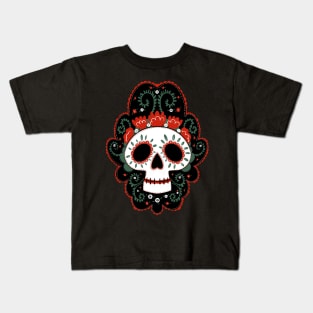 Dia De Muertos, Day of the Dead - La Mujer Kids T-Shirt